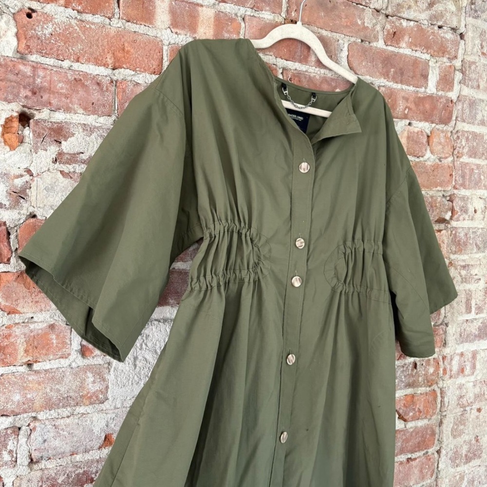 Rachel Comey Forest Green Long Sleeve Dress - Picture 3 of 6